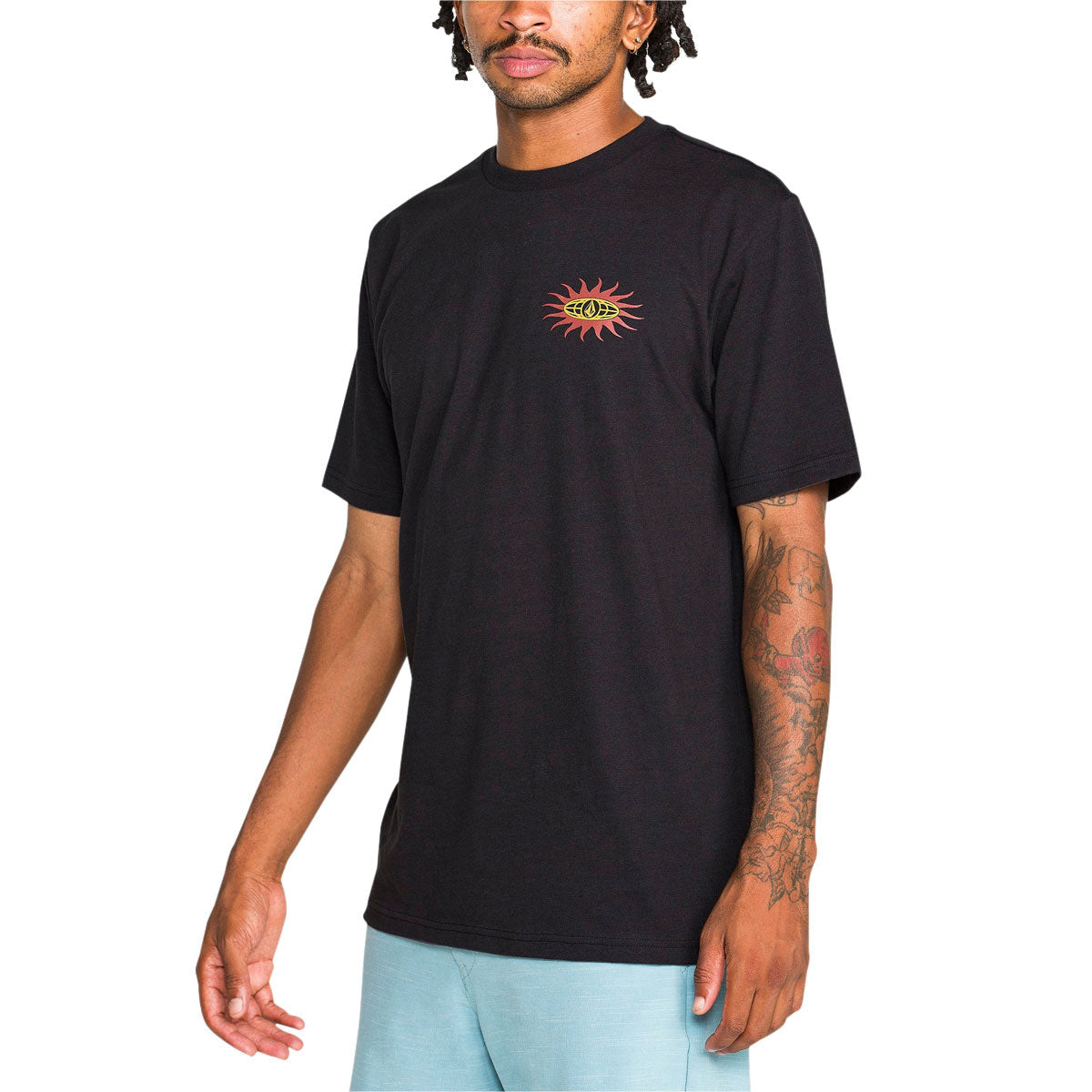 Volcom SPF91 T-Shirt - Washed Black Heather