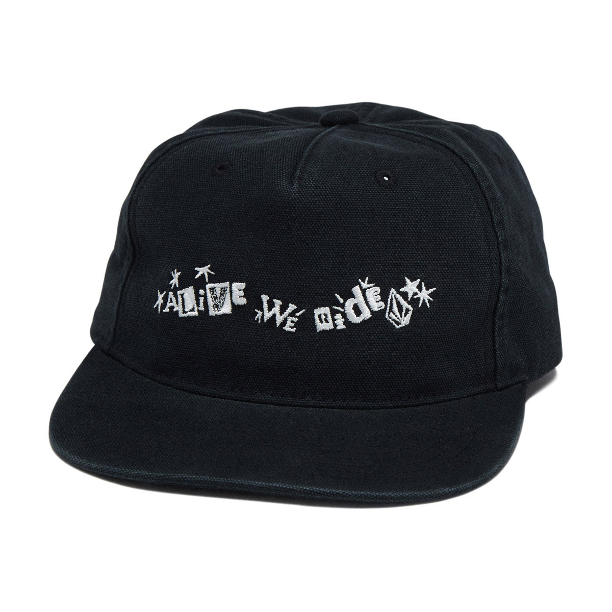 Volcom Alive We Ride Adj Hat - Antique Black