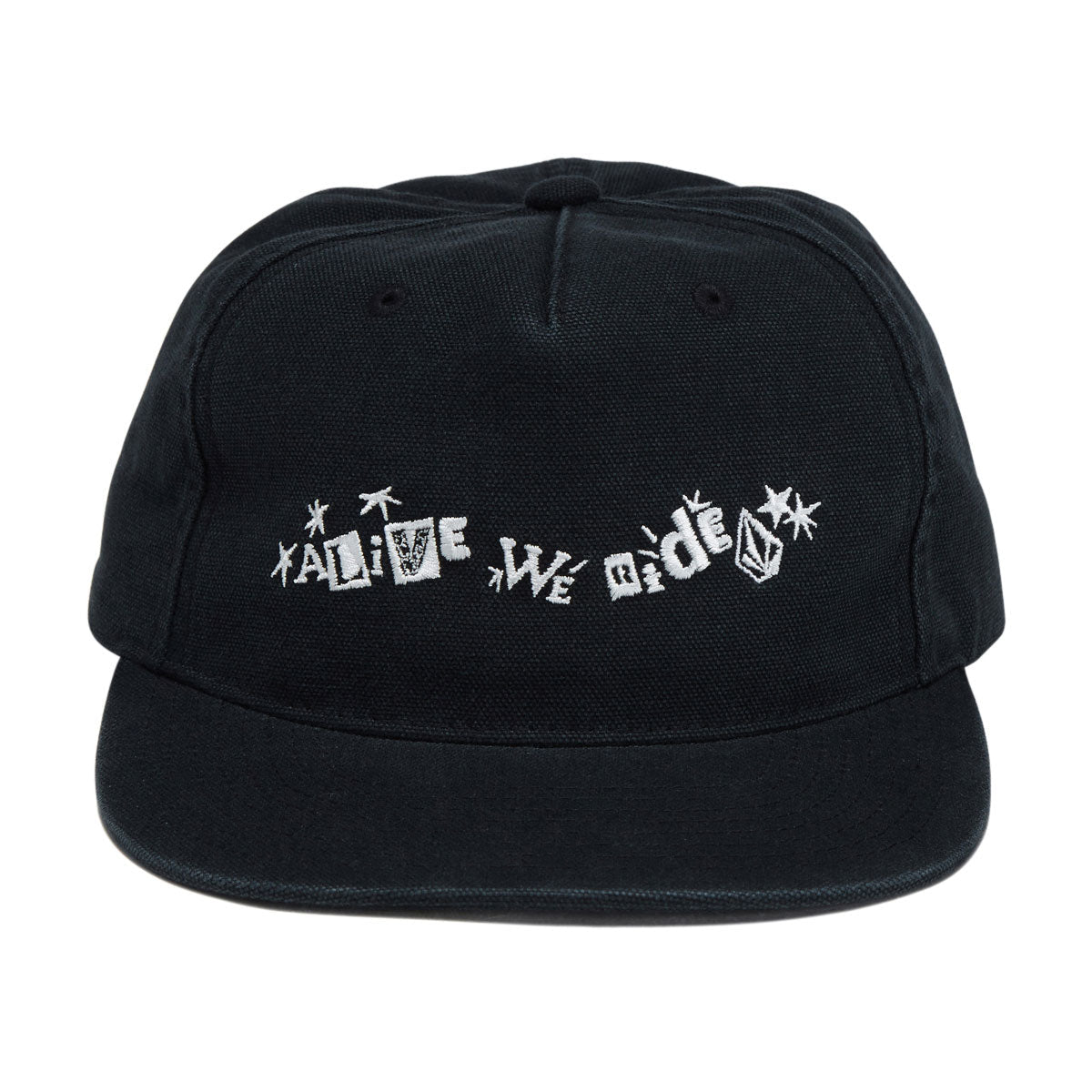 Volcom Alive We Ride Adj Hat - Antique Black