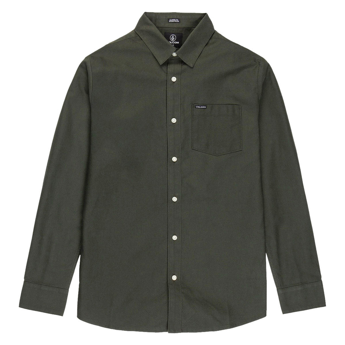Volcom Veeco Oxford Long Sleeve Shirt - Climbing Ivy
