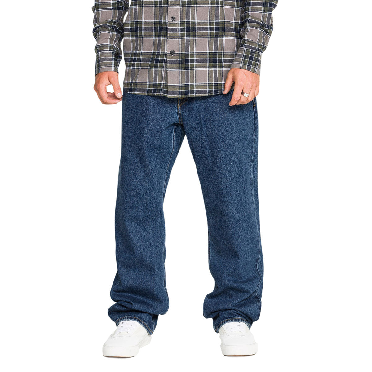 Volcom Pipe Dreams Denim Jeans - Dark Stone