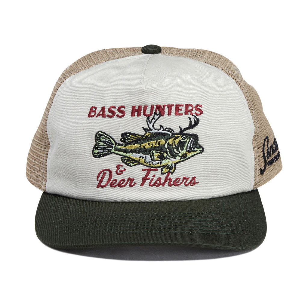 Sendero Deer Fishers Trucker Hat - White