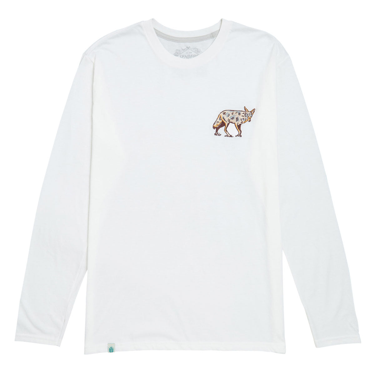 Sendero Coyote Long Sleeve T-Shirt - Vintage White