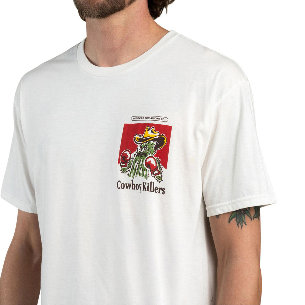 Sendero Cowboy Killers T-Shirt - Vintage White