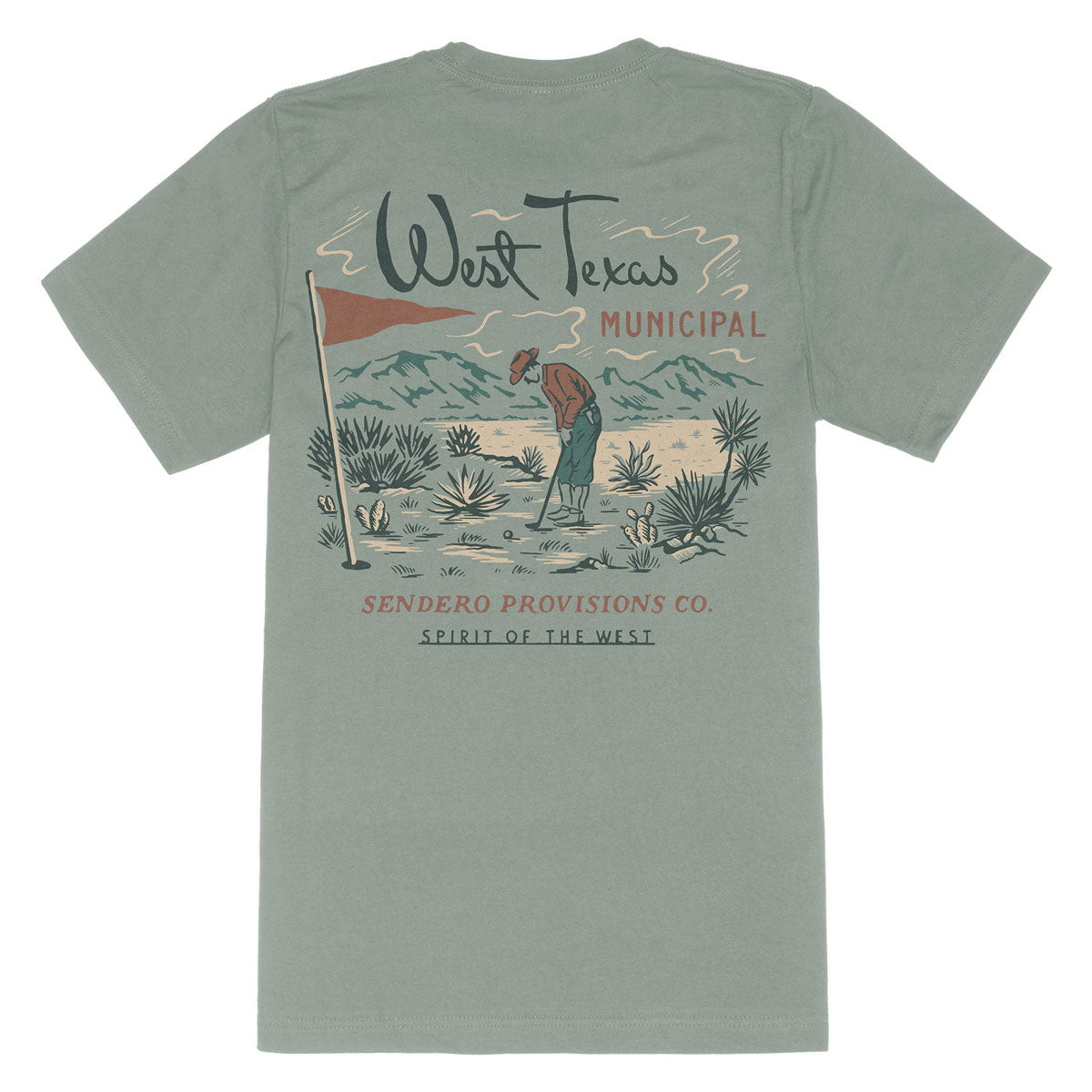 Sendero West Texas Municipal T-Shirt - Laguna