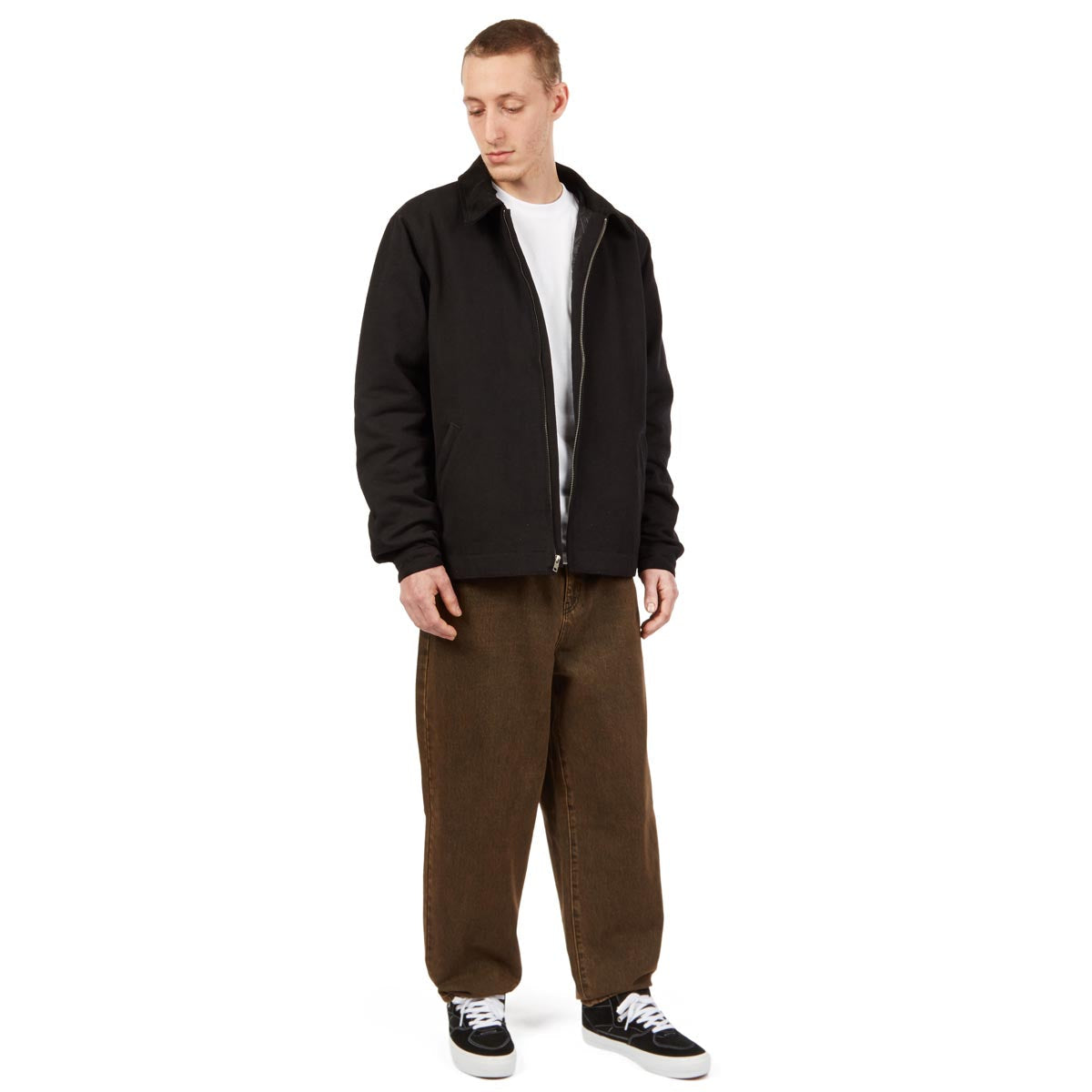 CCS Baggy Taper Denim Jeans - Acid Brown