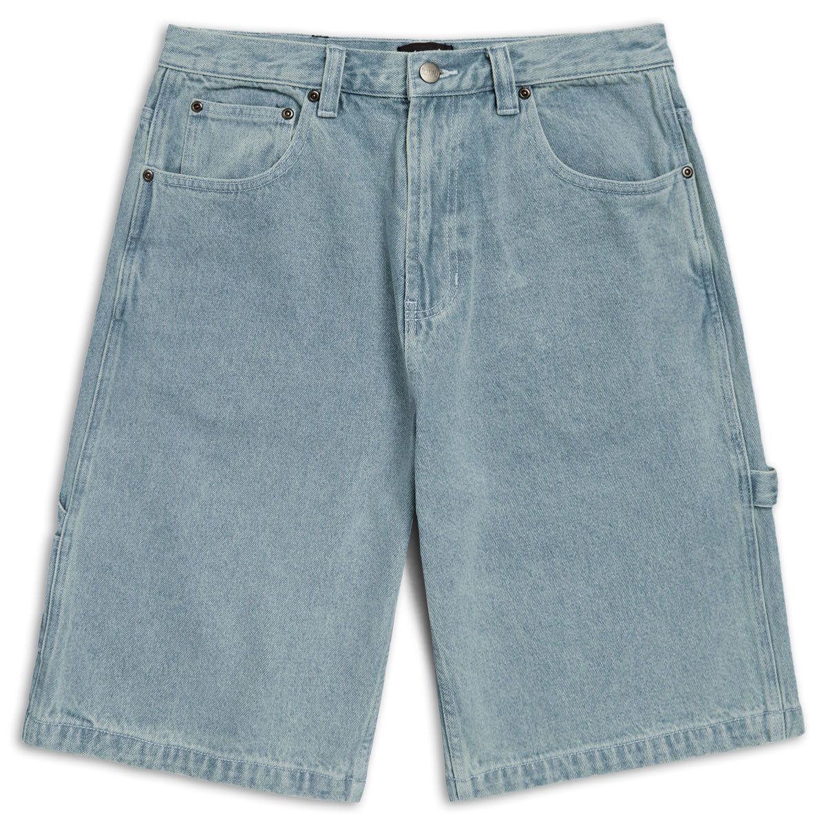 CCS Hammer Loop Jean Shorts - Bleach Wash