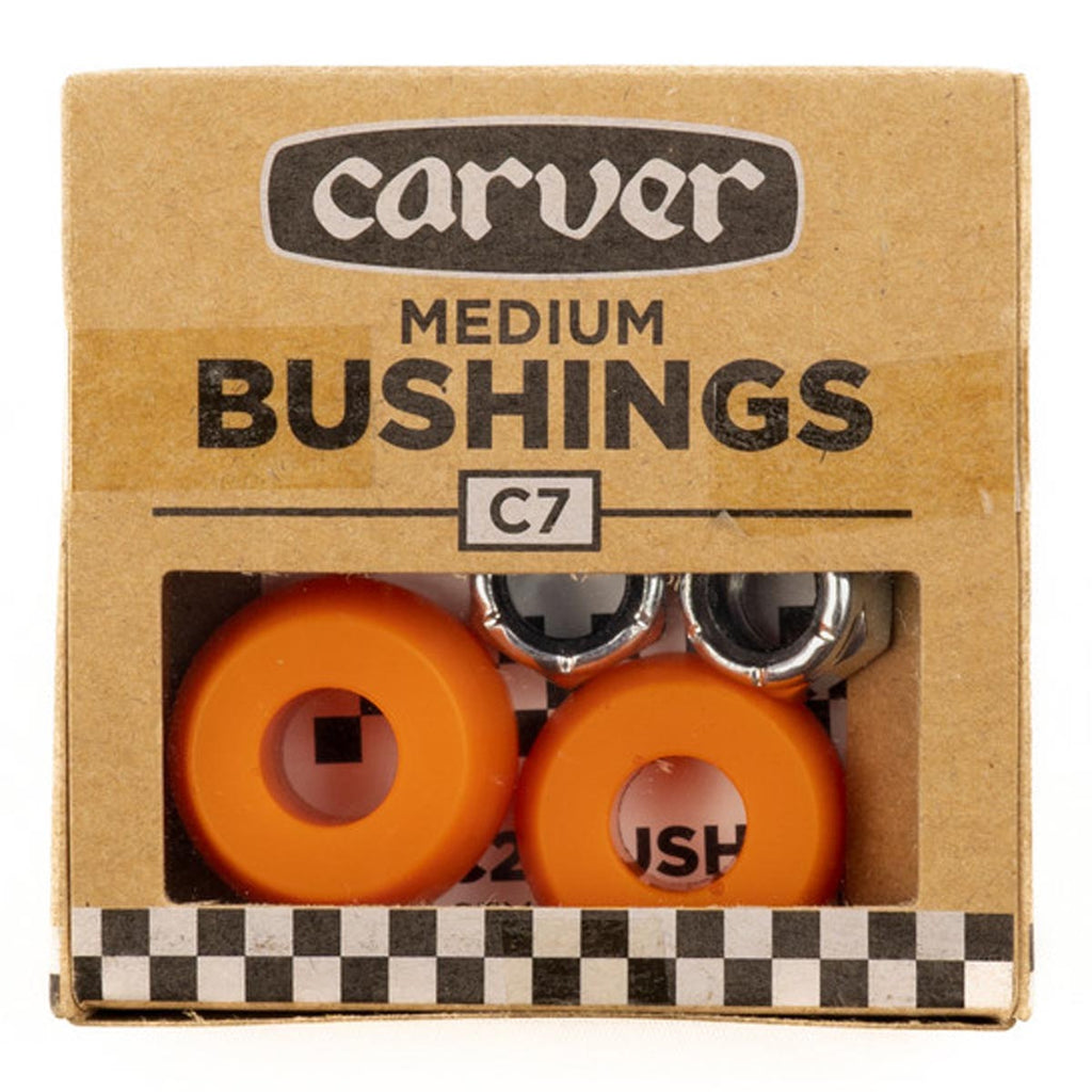 Carver C7 Medium Bushings - Orange Glo