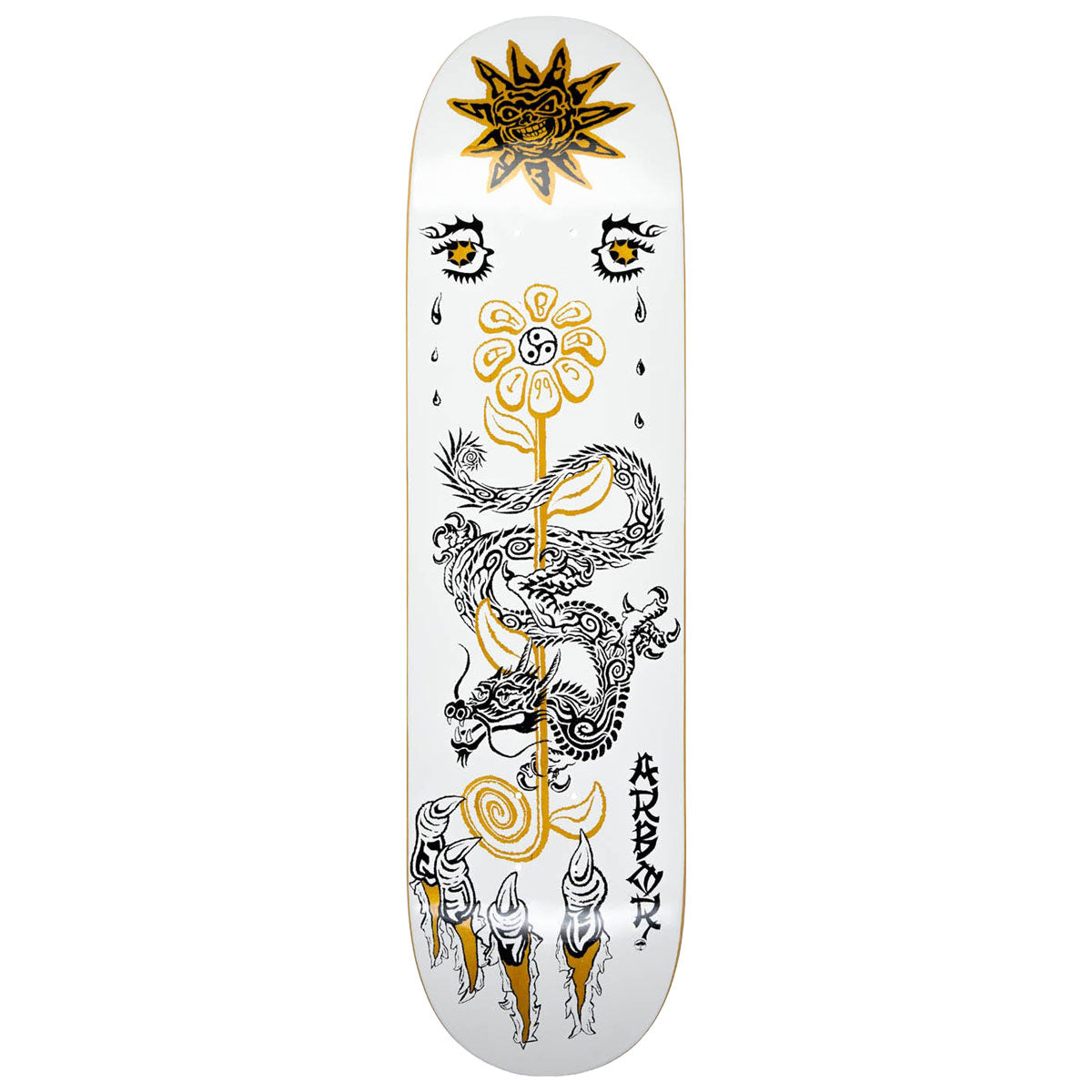 Arbor Alec Majerus Lucky Dragon Skateboard Deck - 8.25"