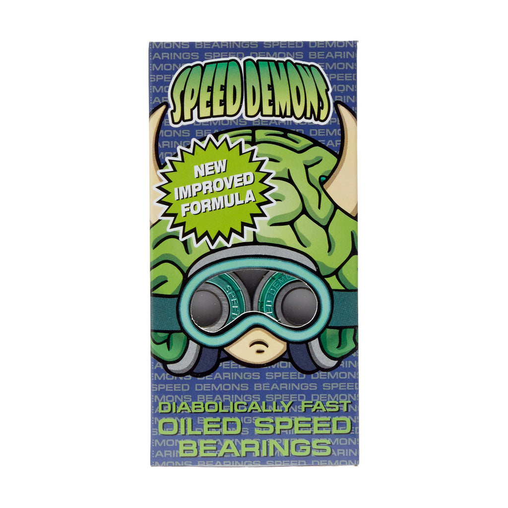 Speed Demons Brainiac Abec 5 Bearings - Green