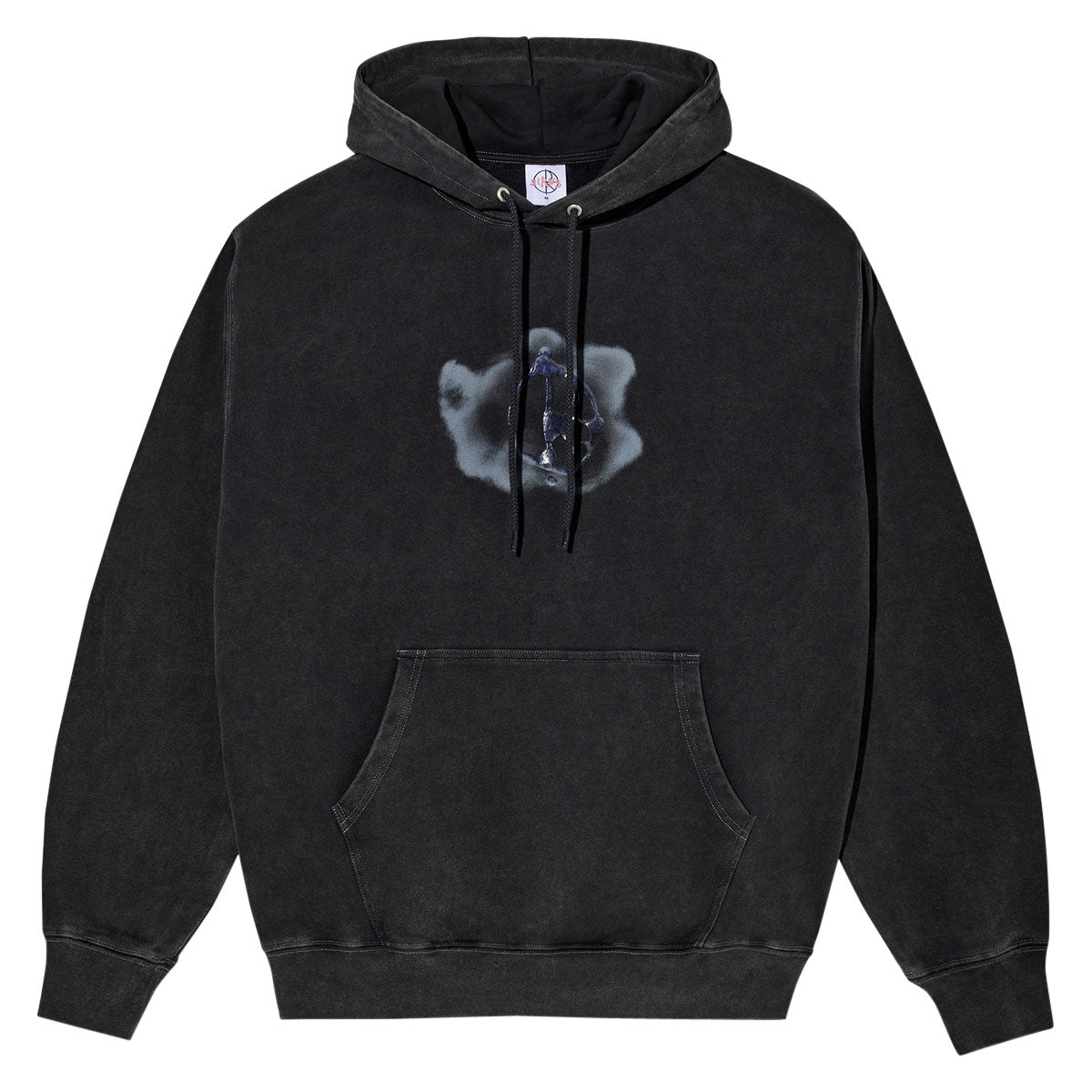 Polar Metal Logo Dave Hoodie - Silver Black