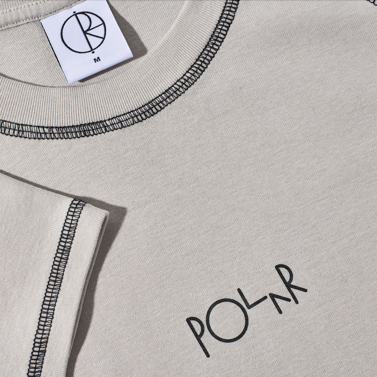 Polar Womens Script Logo Baby T-Shirt - Grey/Black