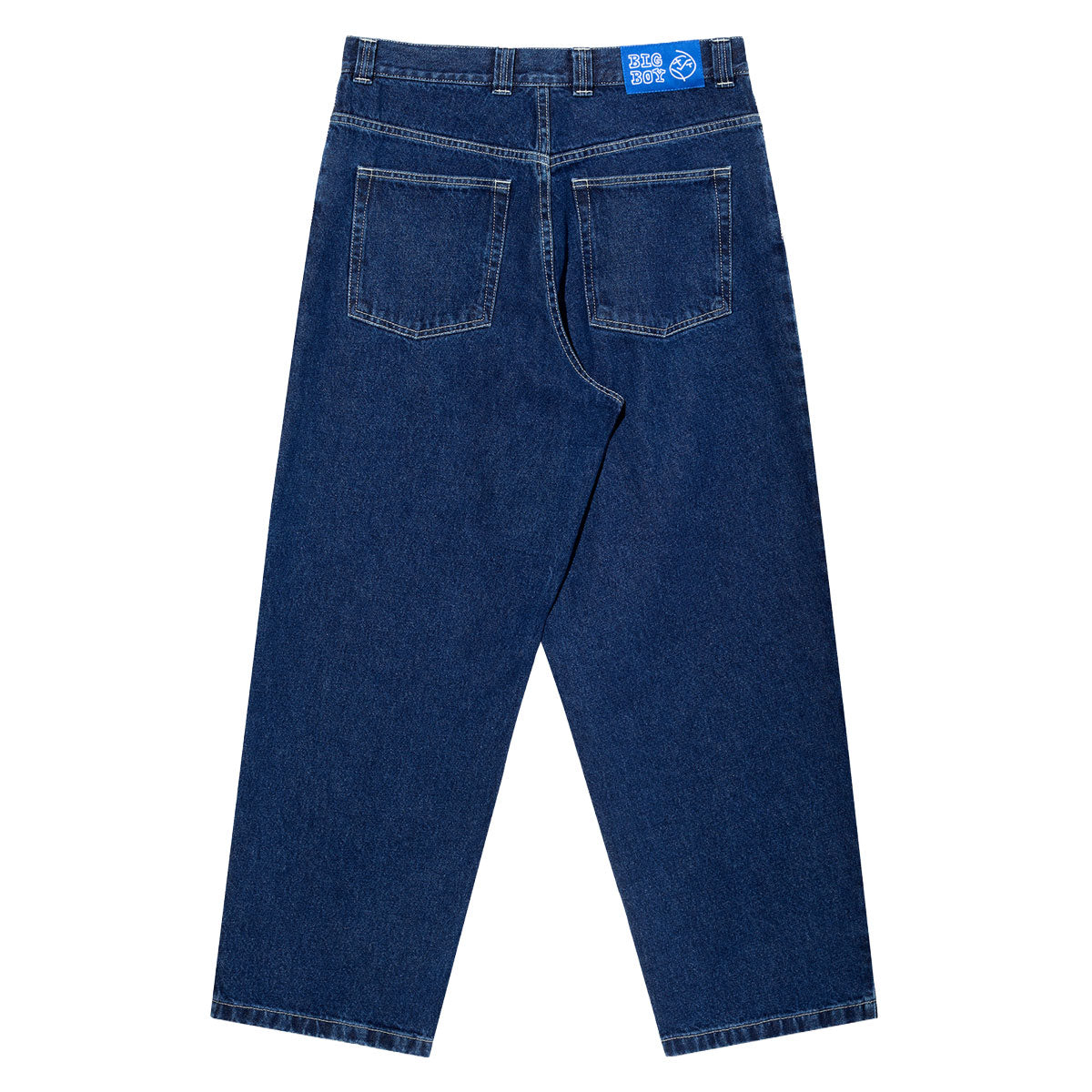 Polar Big Boy Jeans - Dark Blue/White Stitching