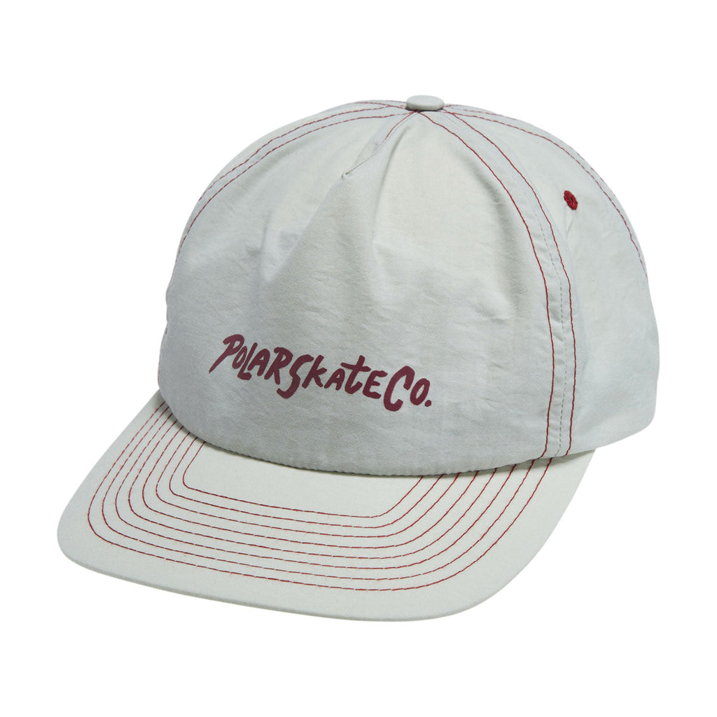 Polar Earl Hat - Oyster/Bordeaux
