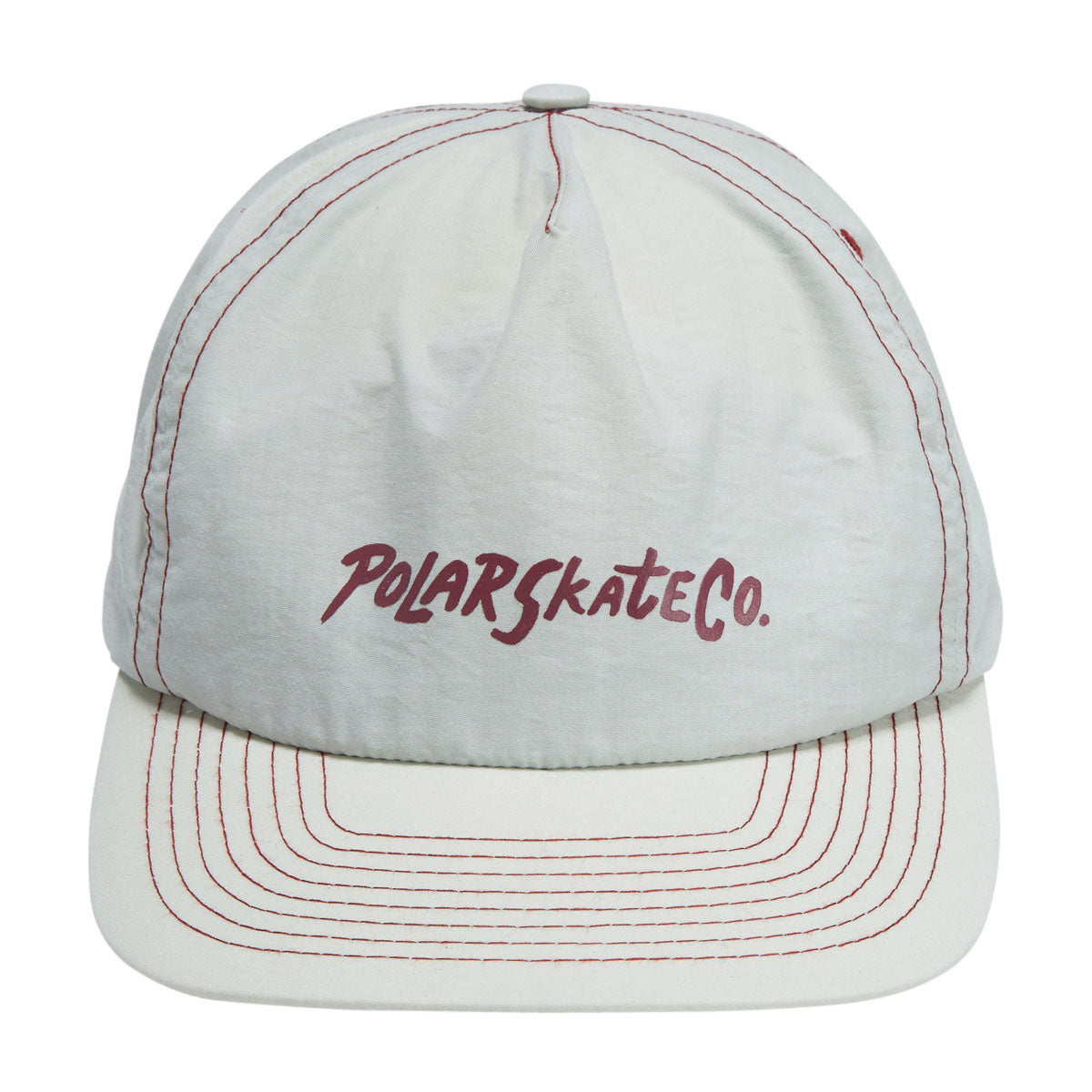 Polar Earl Hat - Oyster/Bordeaux