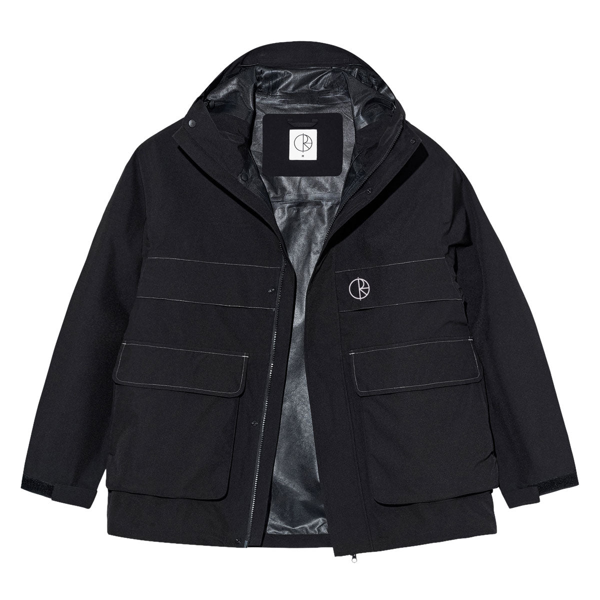 Polar Cargo Shell Jacket - Black/Silver