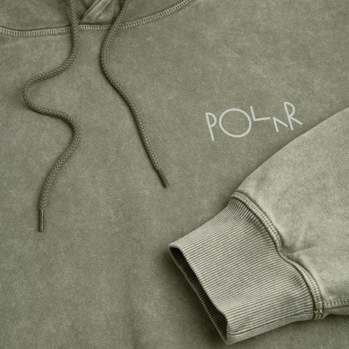 Polar Fade Frank Hoodie - Army Green