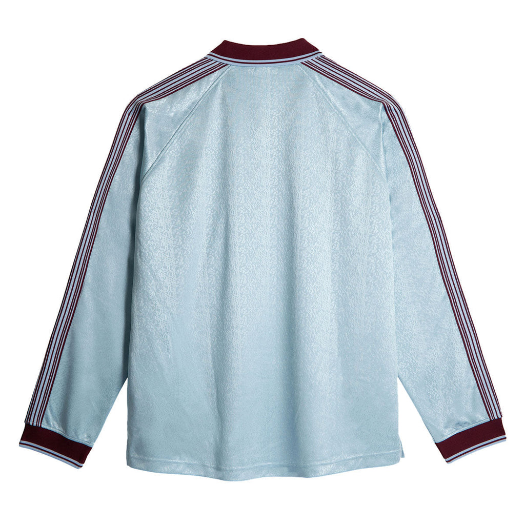 Polar Davie Long Sleeve Shirt - Sky Blue/Wine