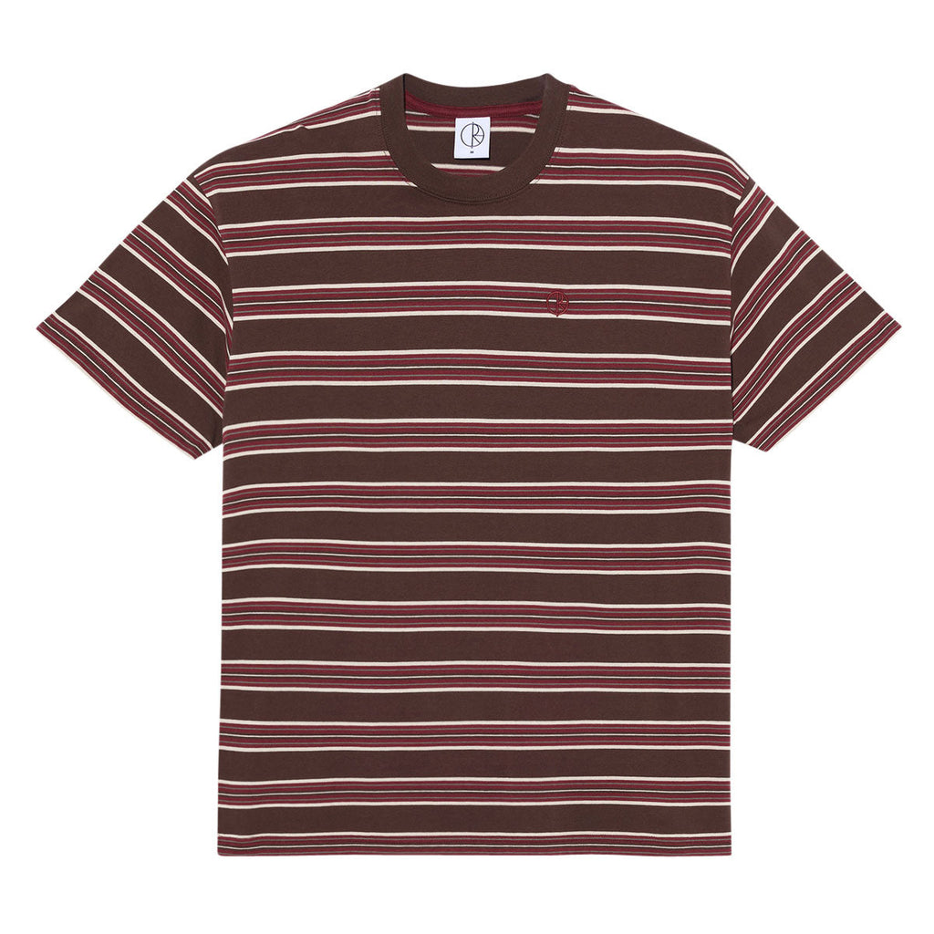 Polar Stripe T-Shirt - Brown/Red