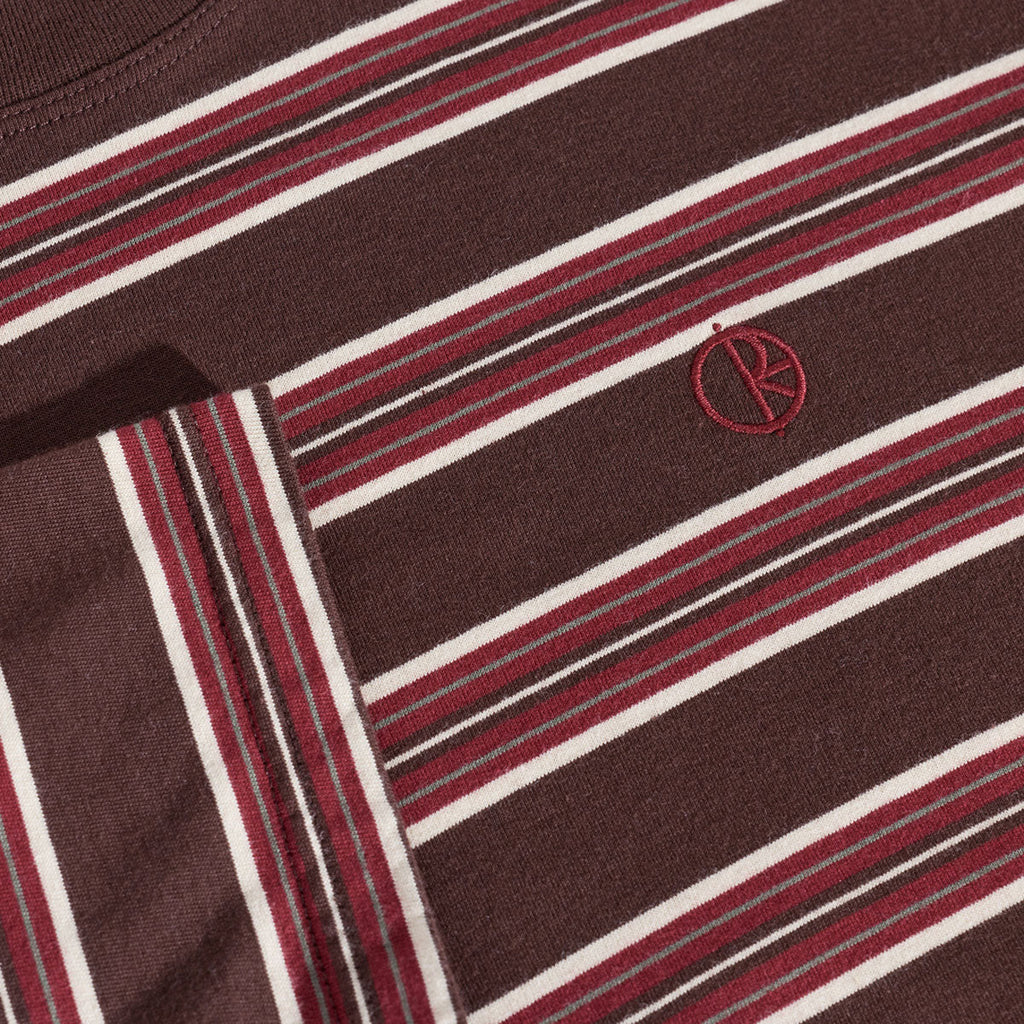 Polar Stripe T-Shirt - Brown/Red