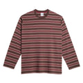 Polar Steve Stripe Long Sleeve T-Shirt - Brown/Red