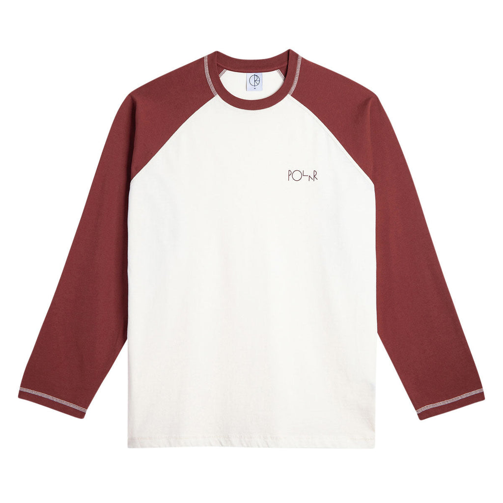 Polar Stevie Long Sleeve T-Shirt - Ivory/Wine