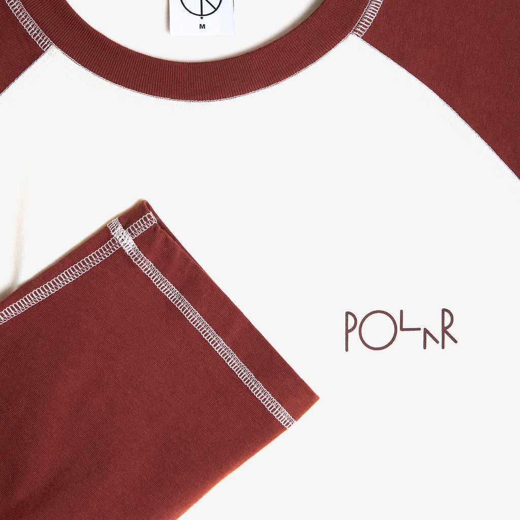 Polar Stevie Long Sleeve T-Shirt - Ivory/Wine