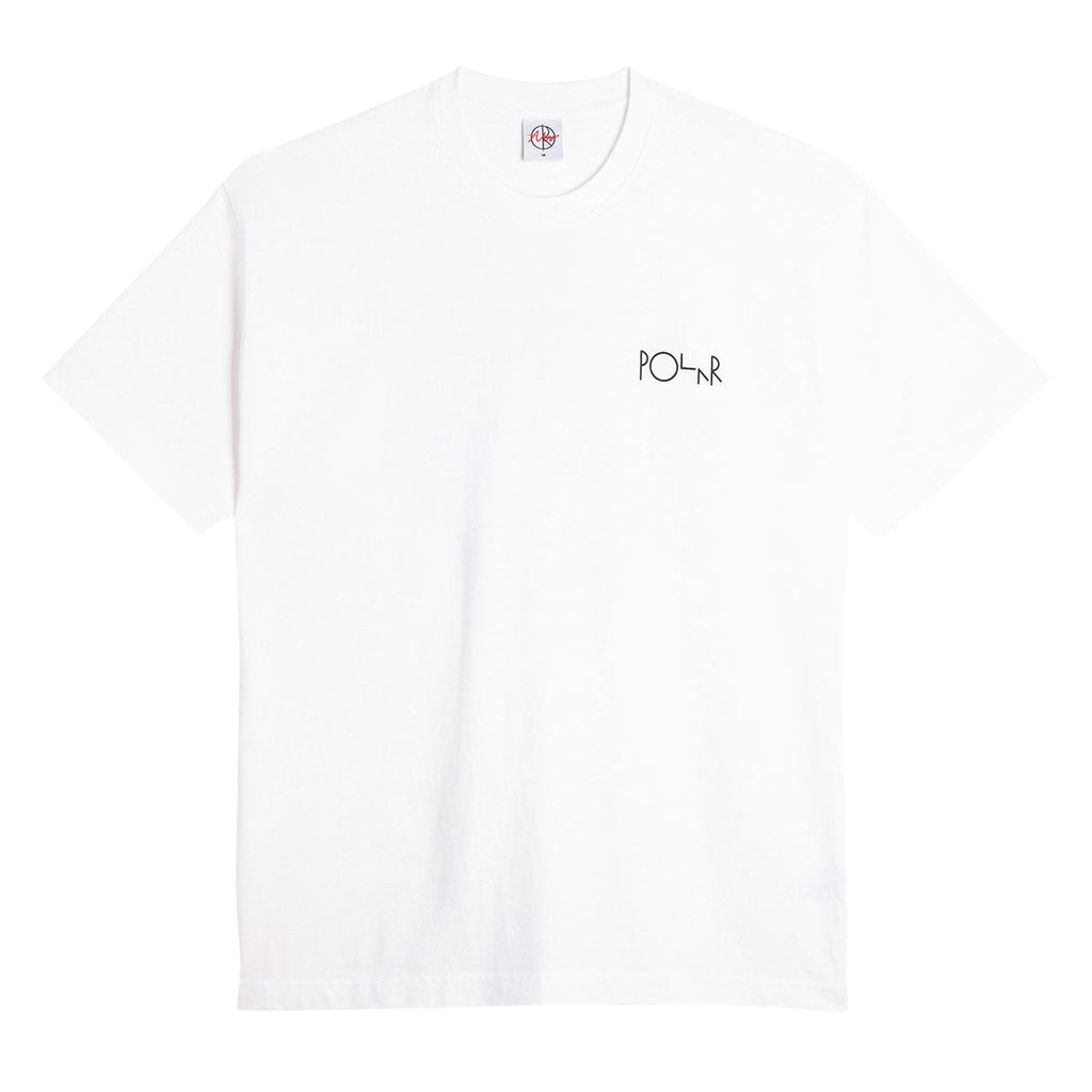 Polar Klez Crossing Fill Logo T-Shirt - White