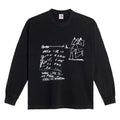 Polar On Repeat Long Sleeve T-Shirt - Silver Black