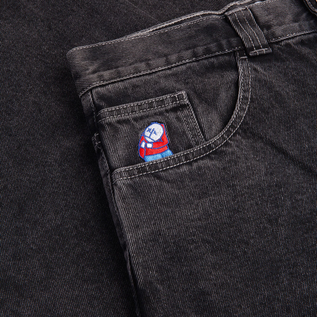 Polar Big Boy OG Logo Jeans - Silver Black