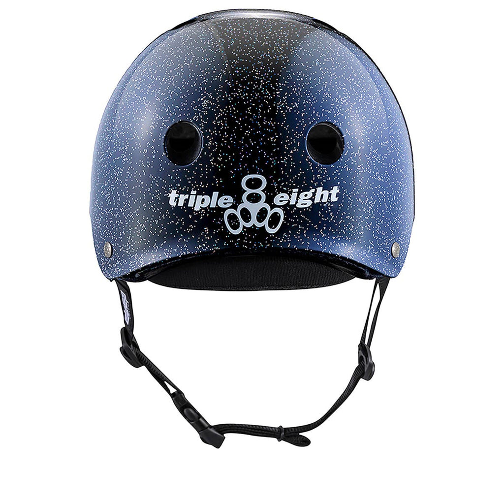 Triple Eight Deep Cover Helmet - Black Glitter