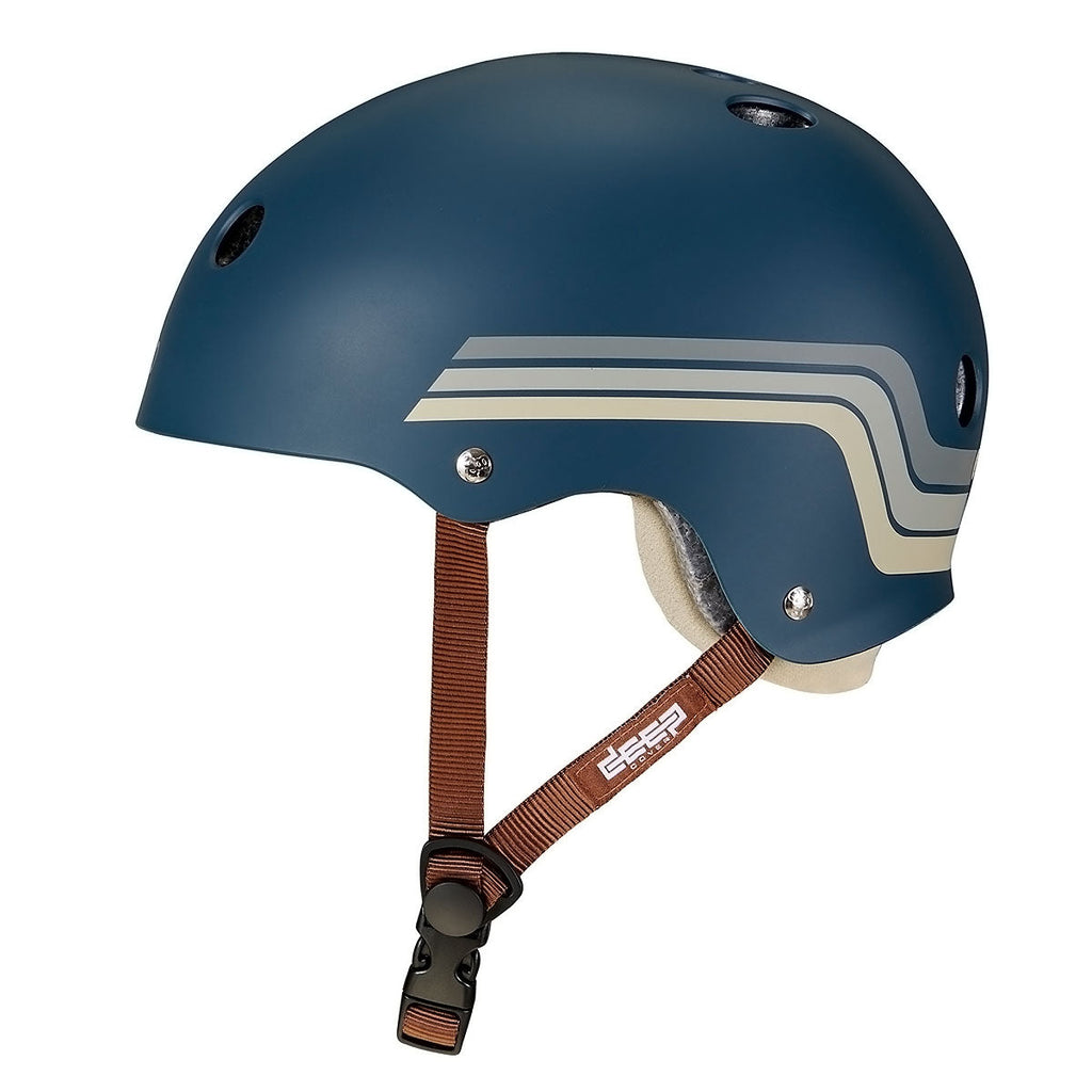 Triple Eight x GRLSWIRL Deep Cover Helmet - Retro Blue-Gray