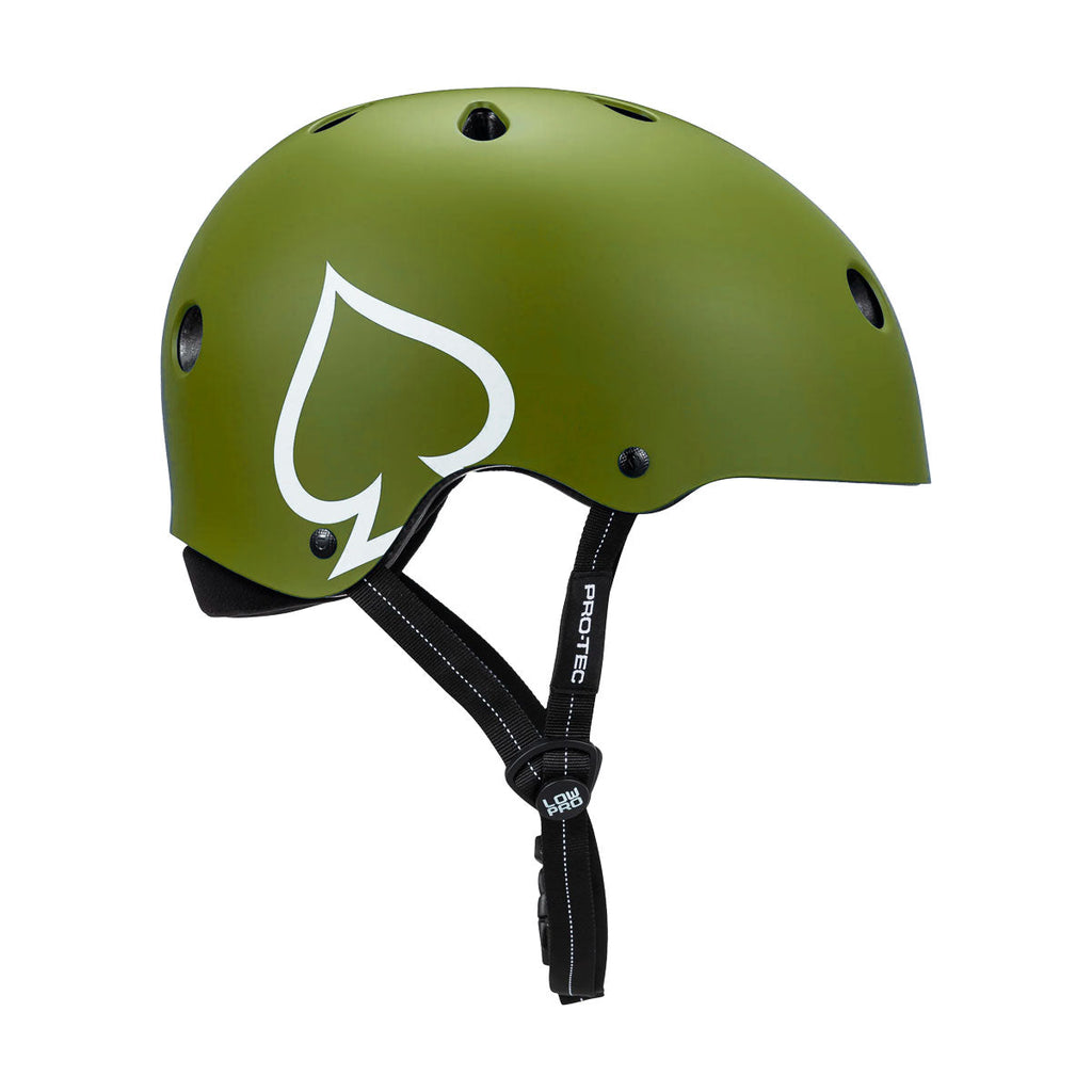 Pro-Tec Low Pro Helmet - Army Green Matte