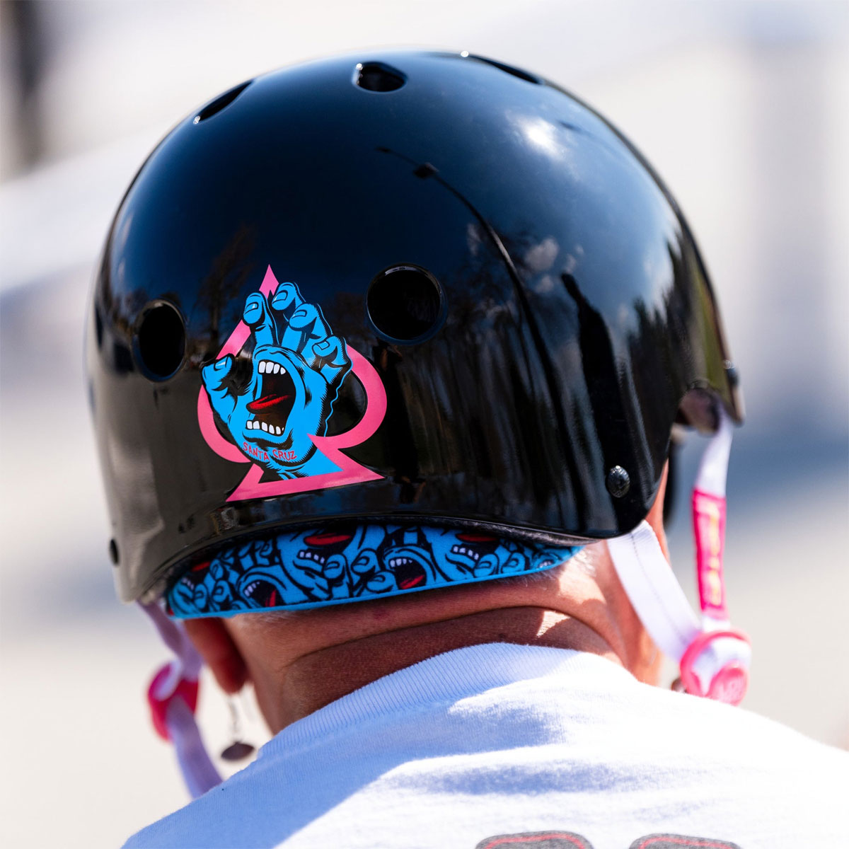 Pro-Tec x Santa Cruz Signature Edition Low Pro Helmet - Black Gloss