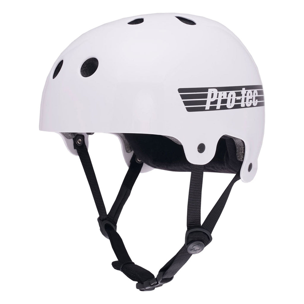 Pro-Tec Old School Low Pro Asia Fit Helmet - White Gloss
