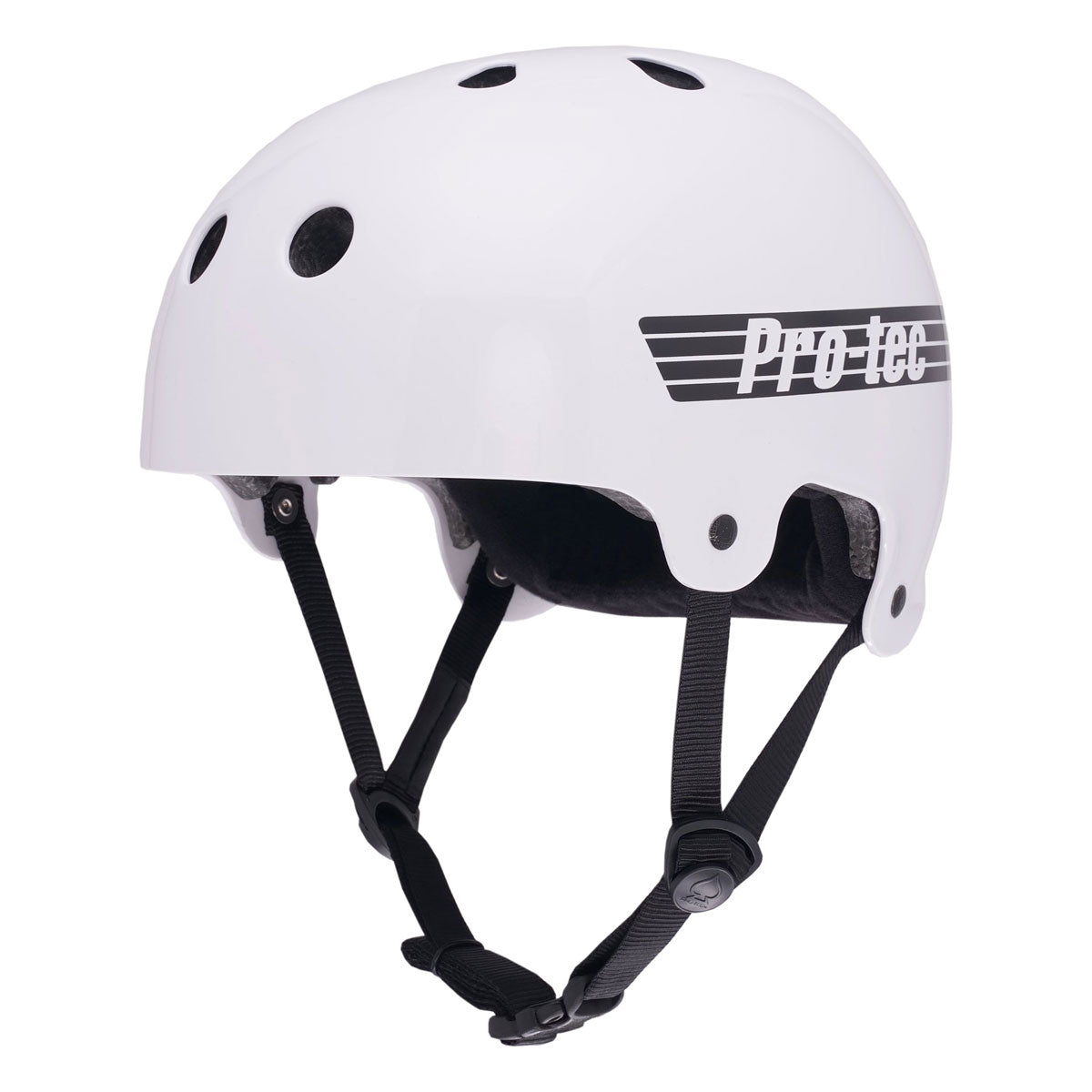 Pro-Tec Old School Low Pro Asia Fit Helmet - White Gloss
