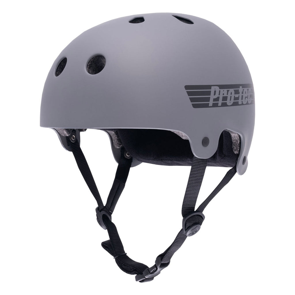 Pro-Tec Old School Low Pro Asia Fit Helmet - Grey Matte