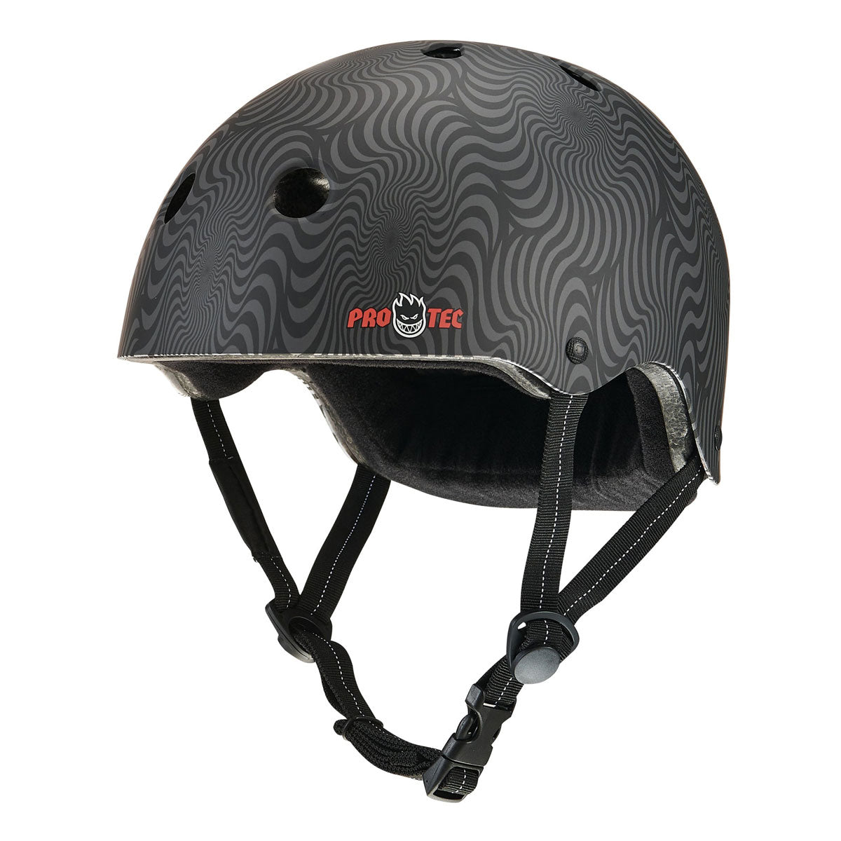 Pro-Tec x Spitfire Low Pro Helmet - Black Swirl