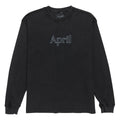 April Thermal Long Sleeve Embroidered Shirt - Black