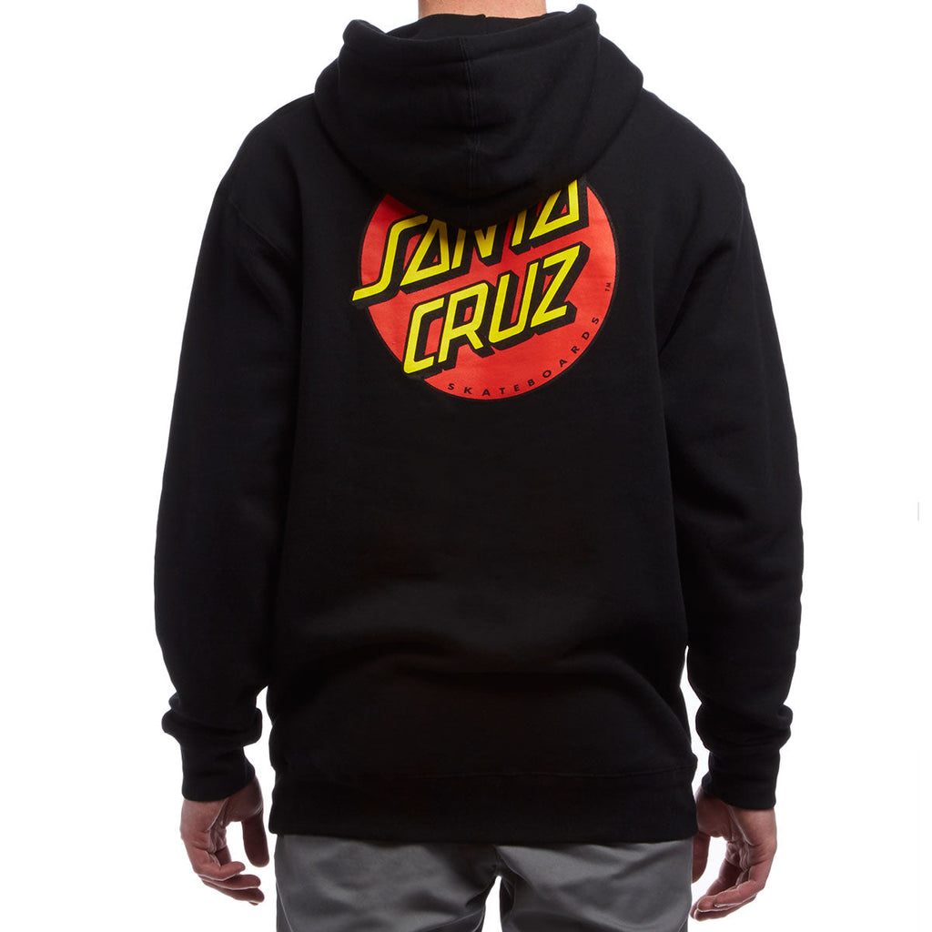 Santa Cruz Classic Dot Hoodie - Black