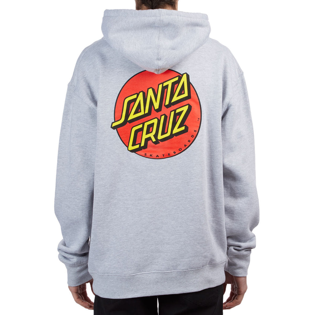Santa Cruz Classic Dot Hoodie - Grey Heather