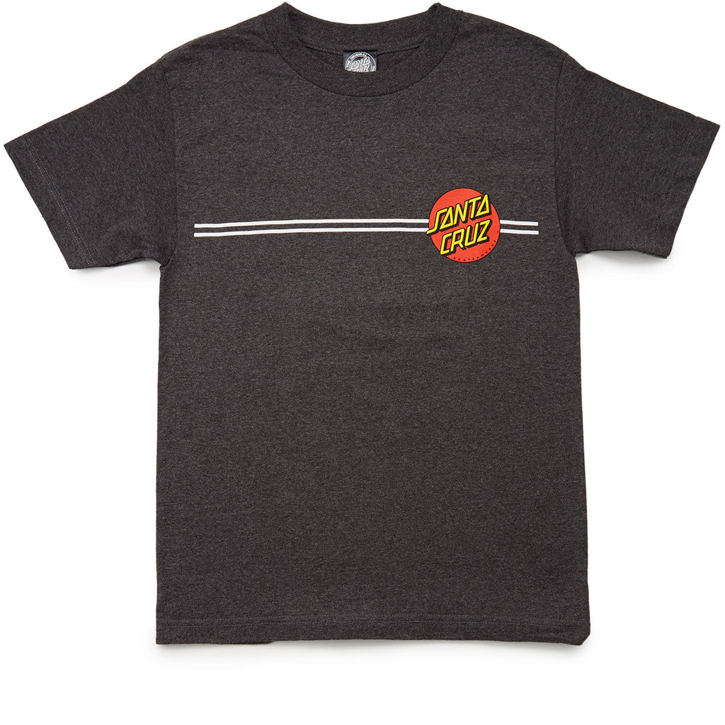 Santa Cruz Classic Dot T-Shirt - Charcoal Heather