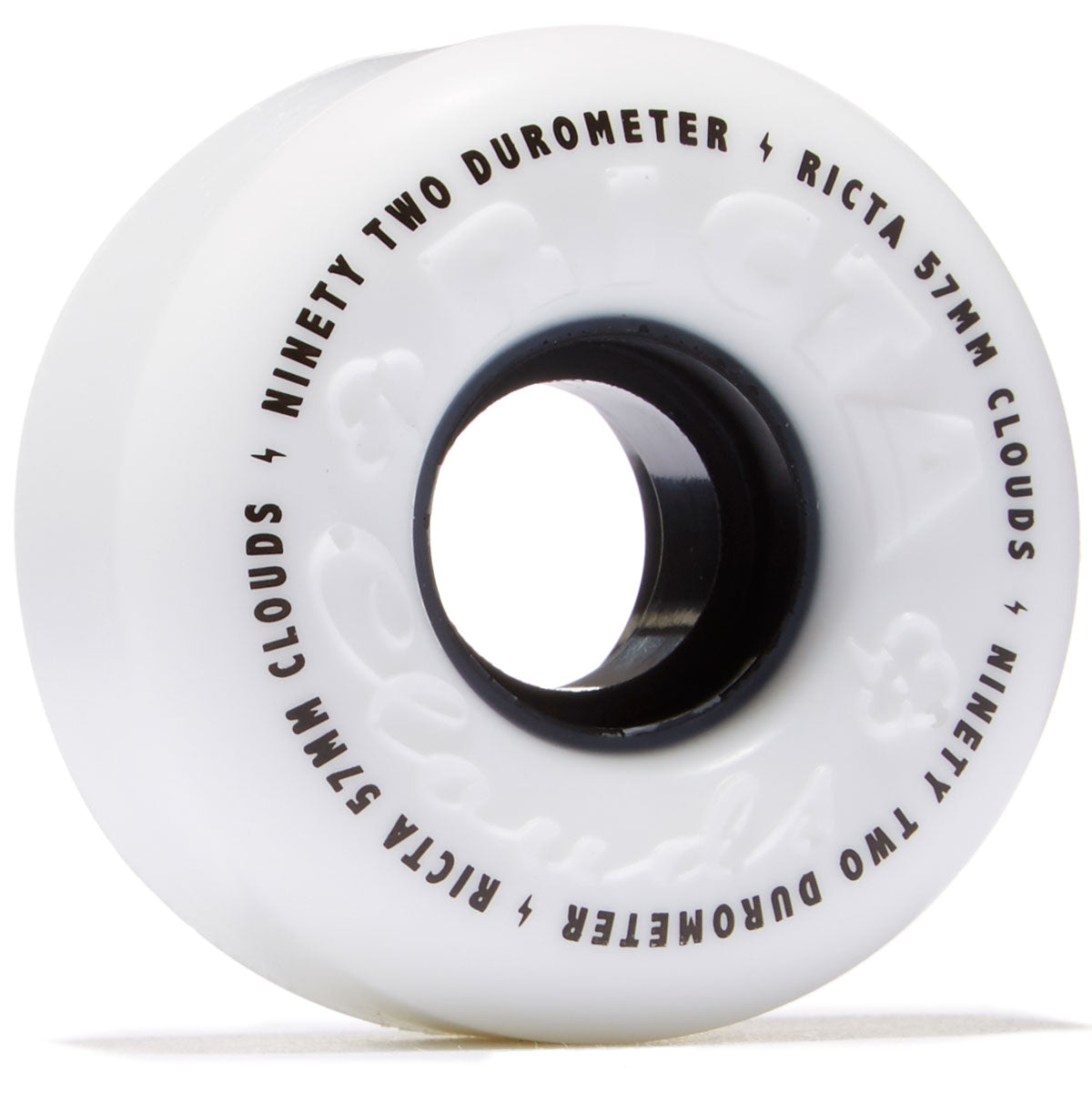 Ricta Clouds 92a Skateboard Wheels - Black - 54mm