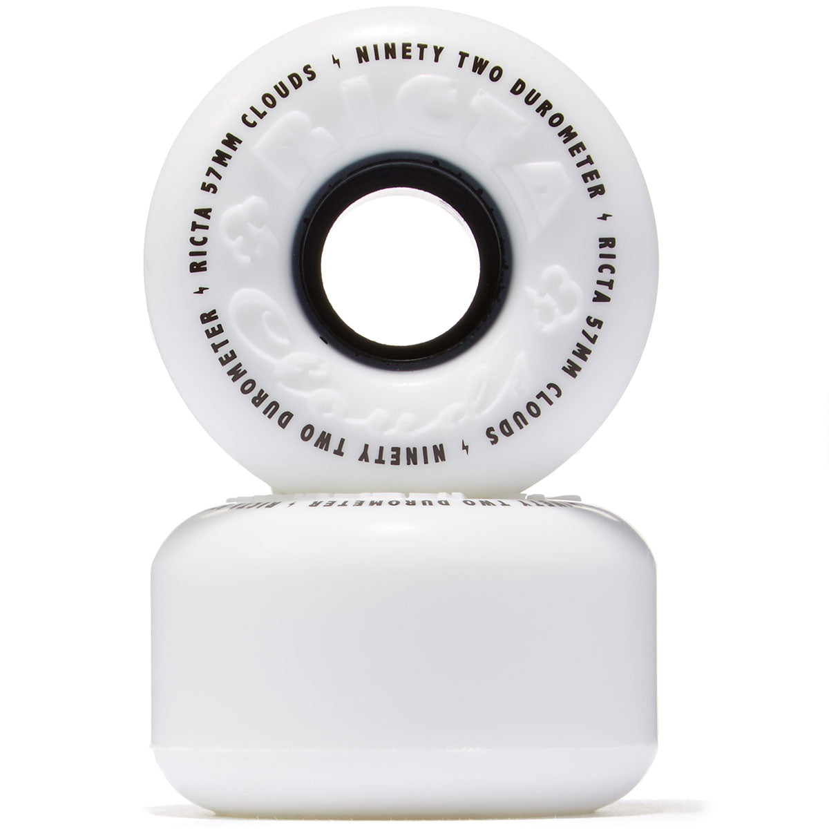 Ricta Clouds 92a Skateboard Wheels - Black - 54mm