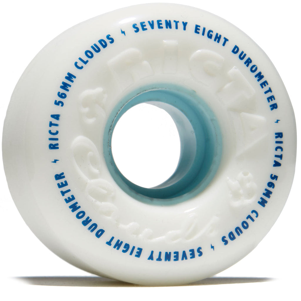 Ricta Clouds 78a Skateboard Wheels - White - 56mm