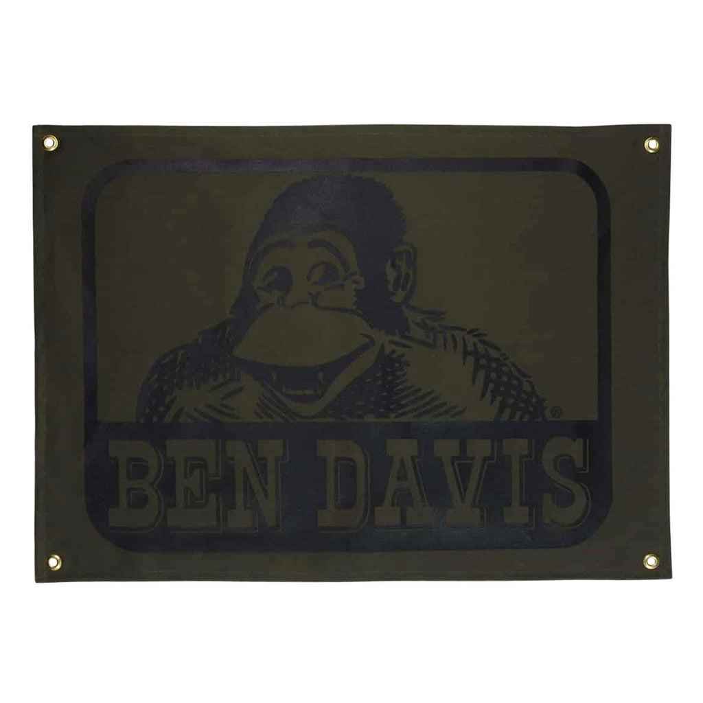 Ben Davis Canvas Banner - Olive Duck