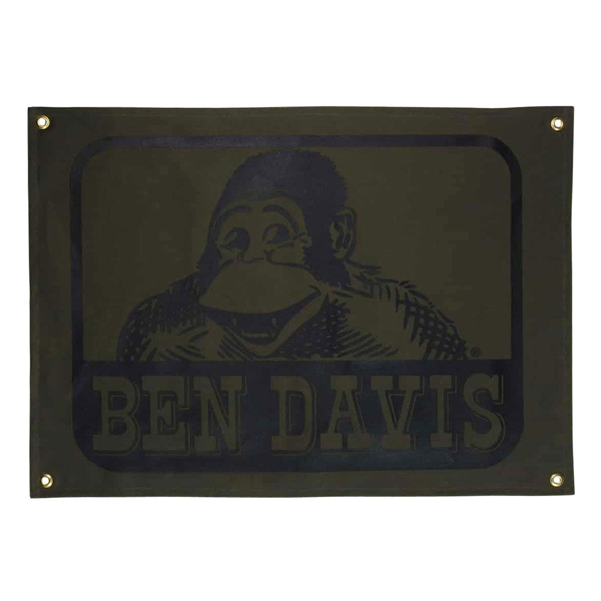Ben Davis Canvas Banner - Olive Duck