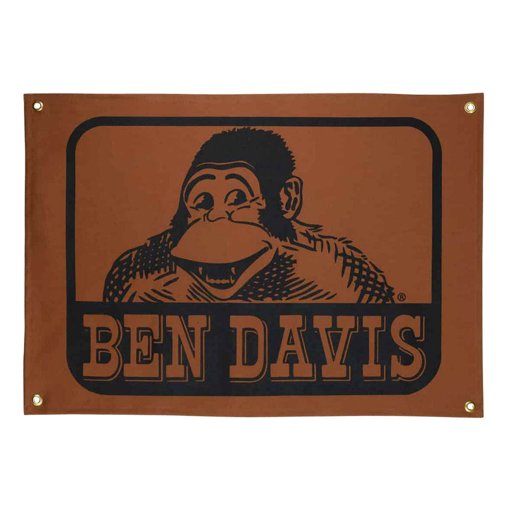 Ben Davis Canvas Banner - Brown Duck