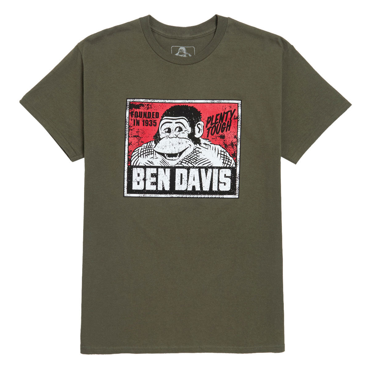 Ben Davis Vintage Logo T-Shirt - Olive