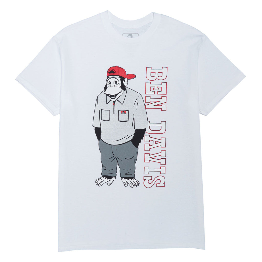 Ben Davis Funky Monkey T-Shirt - White